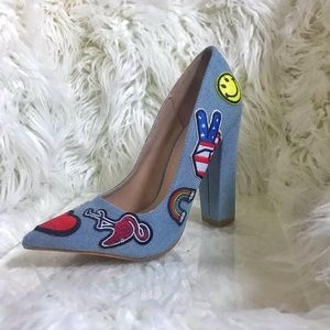 Denim pump